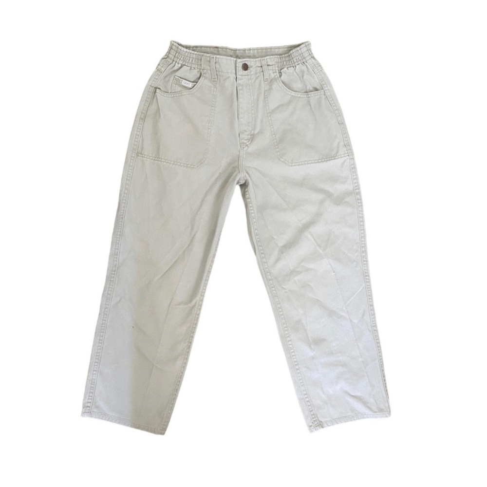 Lee High Waisted Straight Leg Khaki Pants